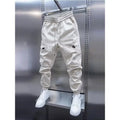 Men’s Breathable Harem-Style Straight Cargo Pants – Summer Comfort Trousers-HighTouch