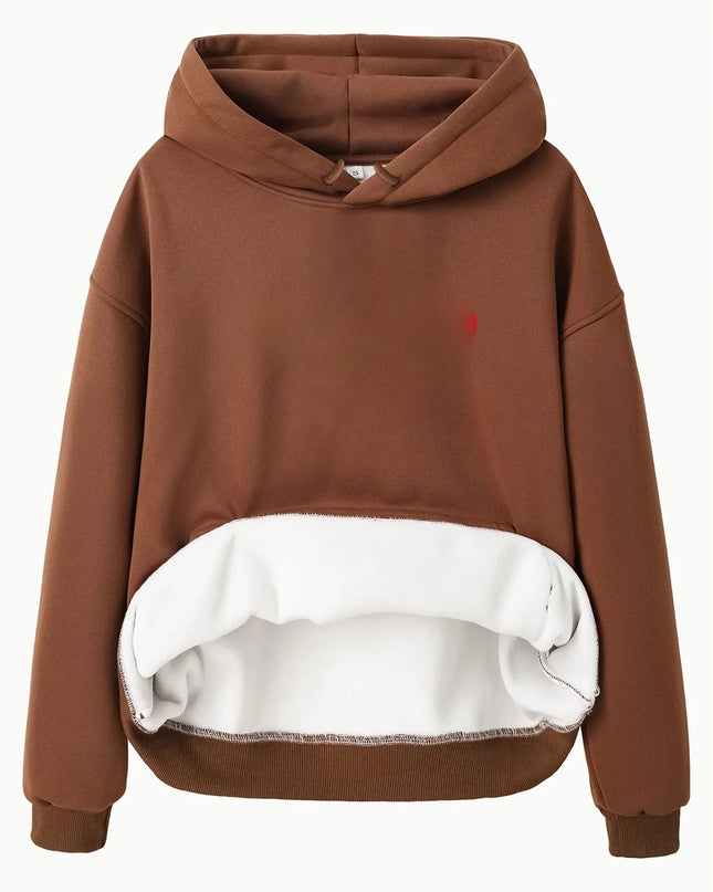 Oversize 3D Sound-Detail Hoodie – Retro Lazy-Style Streetwear for Fall/Winter