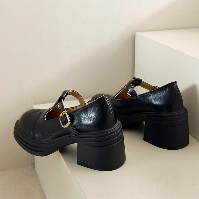 Retro T-Strap Mary Jane Women’s Heels