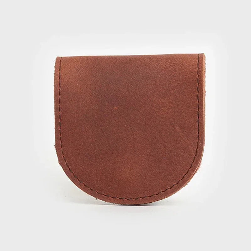 Genuine Leather Mini Coin Wallet