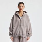 Unisex Heavy-Fleece Zip Hoodie 370 GSM | Retro Batik Wash-HighTouch