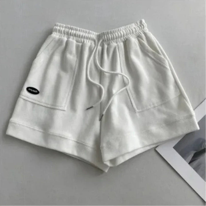 Women’s Drawstring Wide Leg Shorts – Comfortable Casual Summer-HighTouch