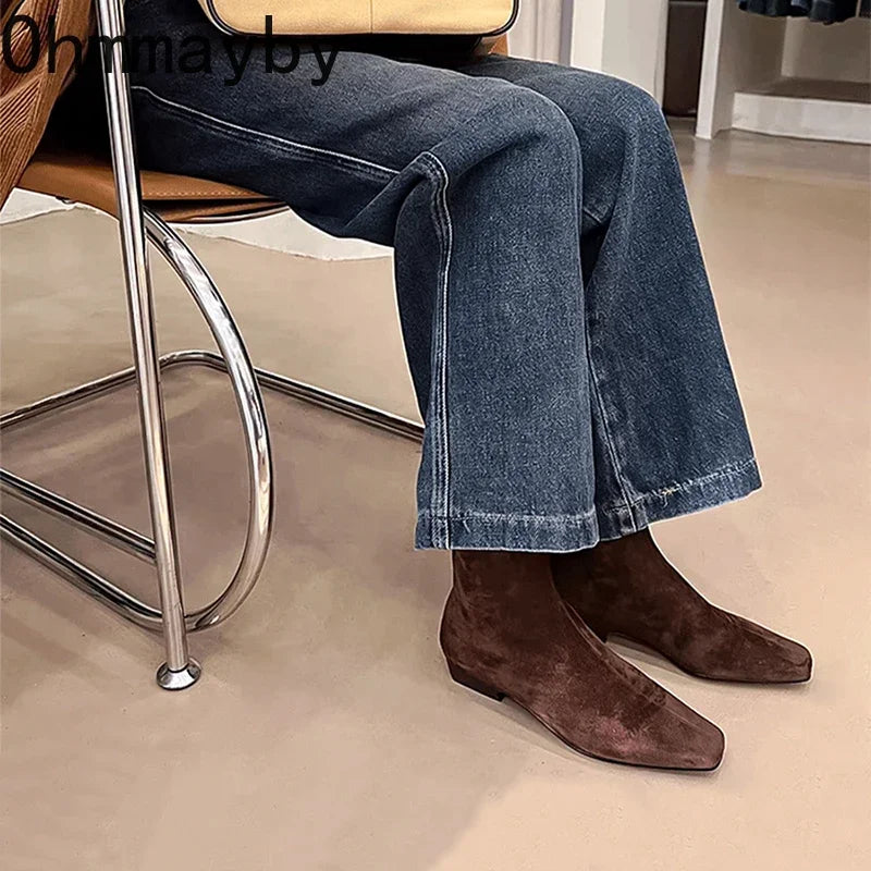 Plush Winter Ankle Booties