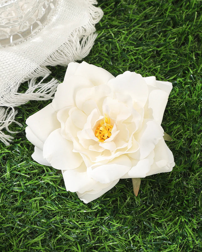 AWAYTR Bohemian Hawaiian Flower Hair Clip – Romantic Side Bash Clip for Women & Girls