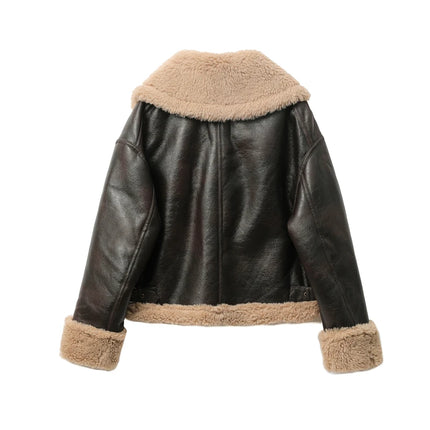 Reversible Double-Sided Short Jacket – Luxe Warm Layering Coat