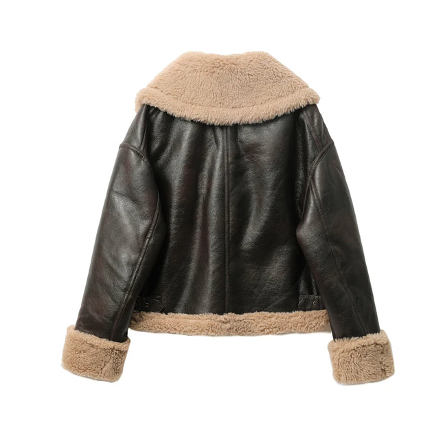 Reversible Double-Sided Short Jacket – Luxe Warm Layering Coat