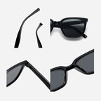 Women’s High-End Square Sunglasses – Light-Colored Summer Sunshade