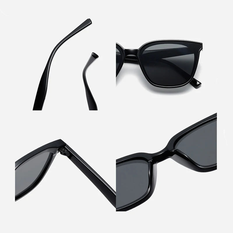 Women’s High-End Square Sunglasses – Light-Colored Summer Sunshade