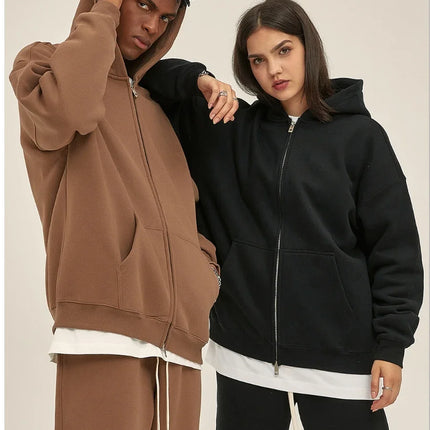 Women’s Luxe 2‑Piece Loose Fleece Hoodie & Jogger Set UK