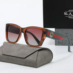 Oversized Vintage Square Polygon Sunglasses-HighTouch
