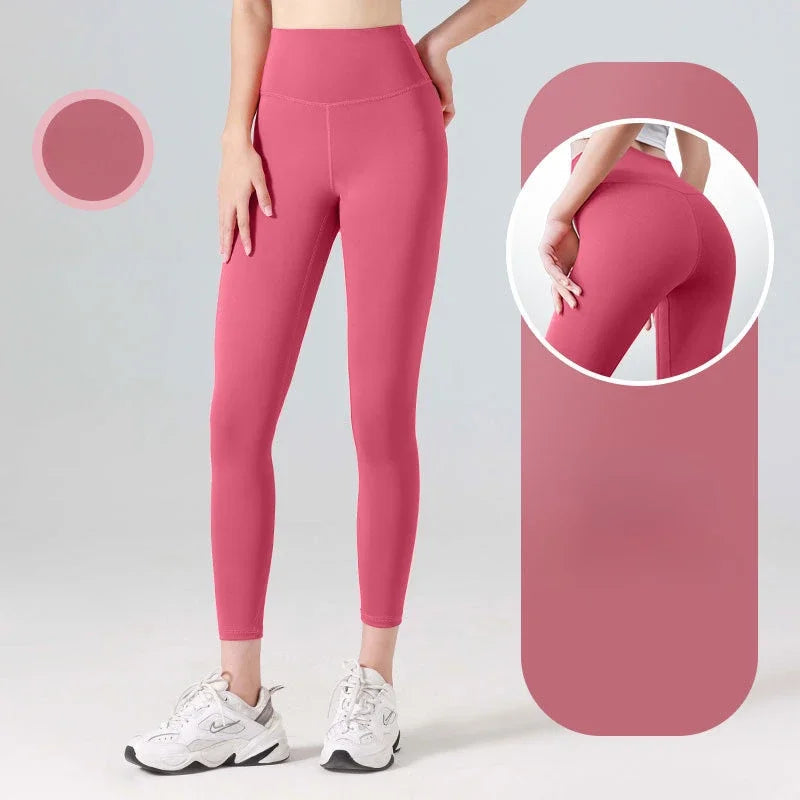 Women’s High-Waisted Fast-Dry Squat-Proof Yoga Leggings – Support & Comfort-HighTouch
