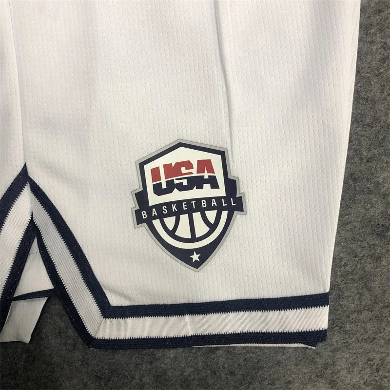 Men’s Quick-Dry Elastic Waist Basketball & Running Shorts with Pockets