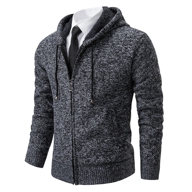 Men’s Fleece-Lined Zip Cardigan