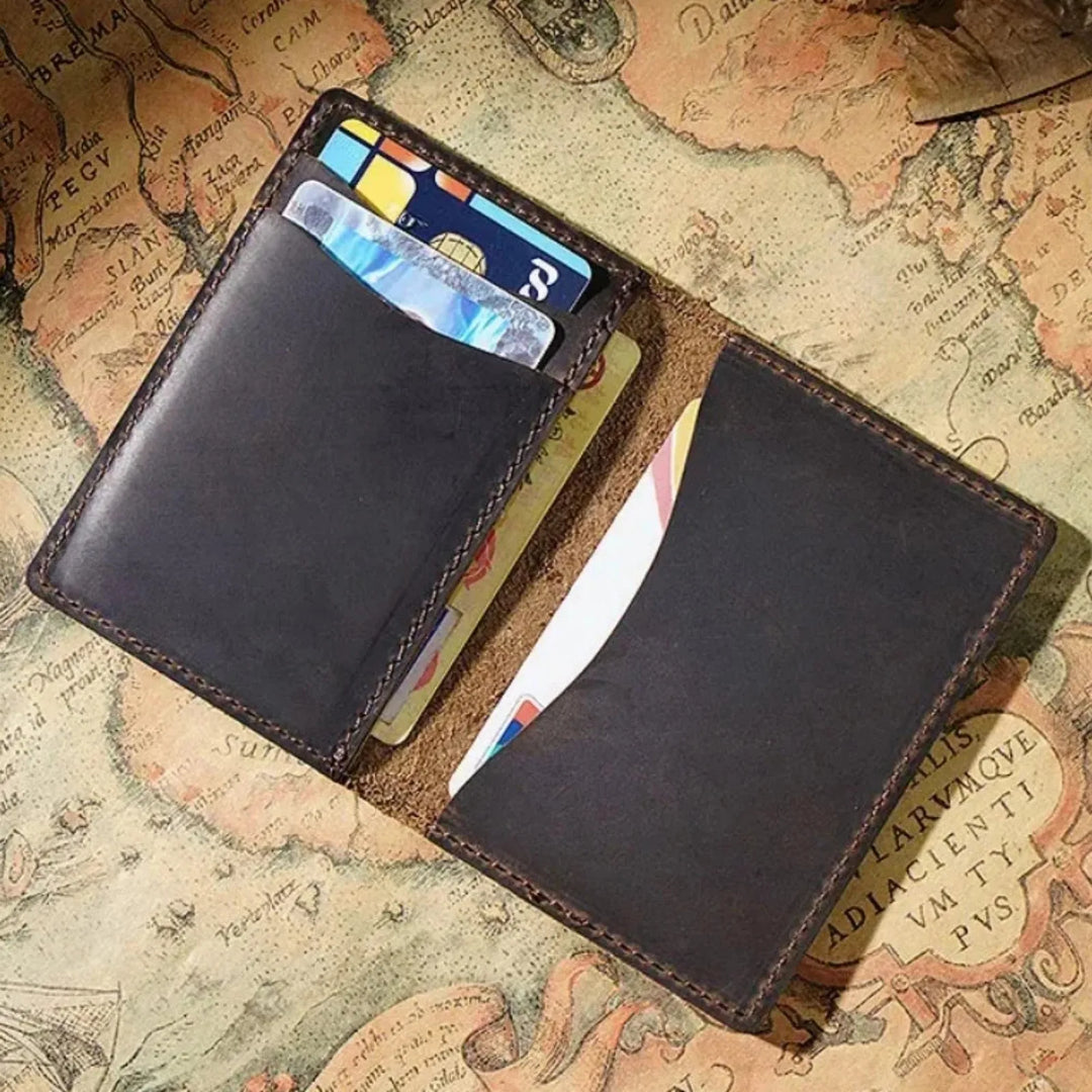 Slim Leather Bifold Wallet-HighTouch