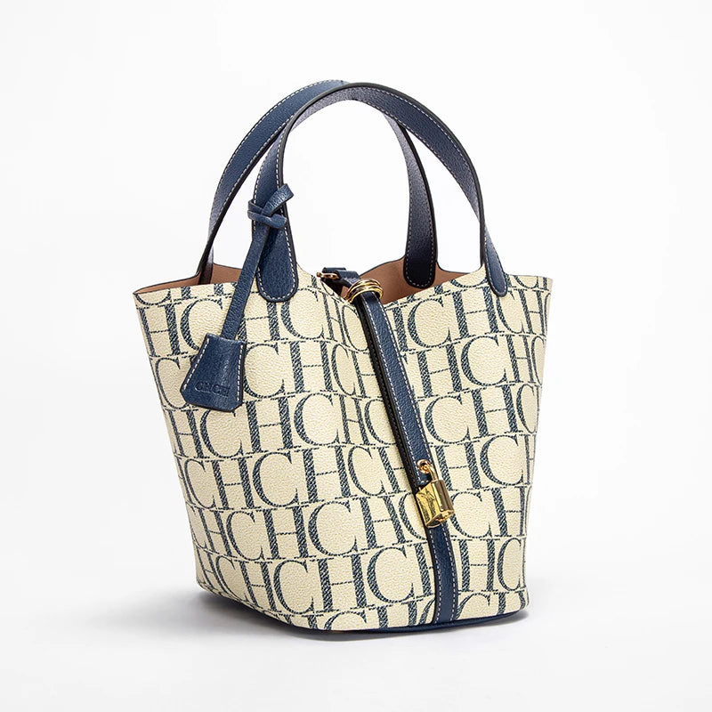 Luxury PVC Jacquard Shoulder Bag Women