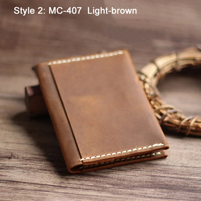 Handmade Leather Card Holder-HighTouch