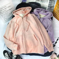 Women’s Fleece-Lined Zip-Up Lounge Set-HighTouch