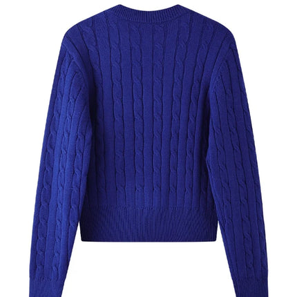 Bear Print Cashmere Pullover