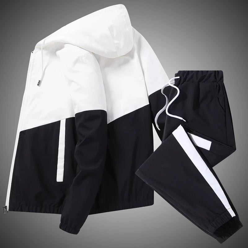 Men’s Hip Hop Tracksuit Set-HighTouch