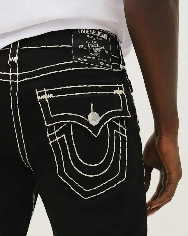 Y2K Buddha High-Waist Bootcut Jeans