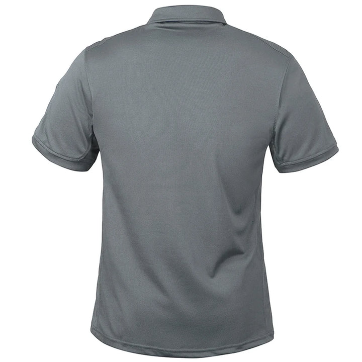 Men’s Short Sleeve Tactical Polo – Lightweight Performance & Outdoor Utility Shirt-HighTouch