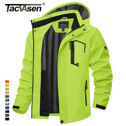 Men's Lightweight Mesh-Lined Waterproof Windbreaker Jacket