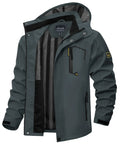 Men's Lightweight Mesh-Lined Waterproof Windbreaker Jacket-HighTouch