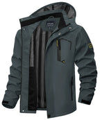 Men's Lightweight Mesh-Lined Waterproof Windbreaker Jacket-HighTouch