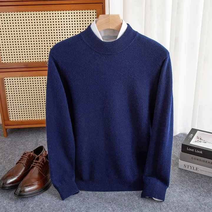 Men's Merino Wool Signature Sweater – Soft & Warm