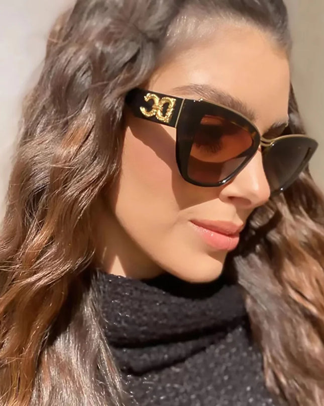 Luxury Cat-Eye Gradient Sunglasses for Women