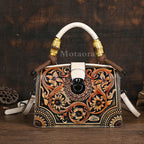Vintage PU Wide-Strap Bucket Crossbody Bag – Large Capacity Shoulder Satchel for Women-HighTouch