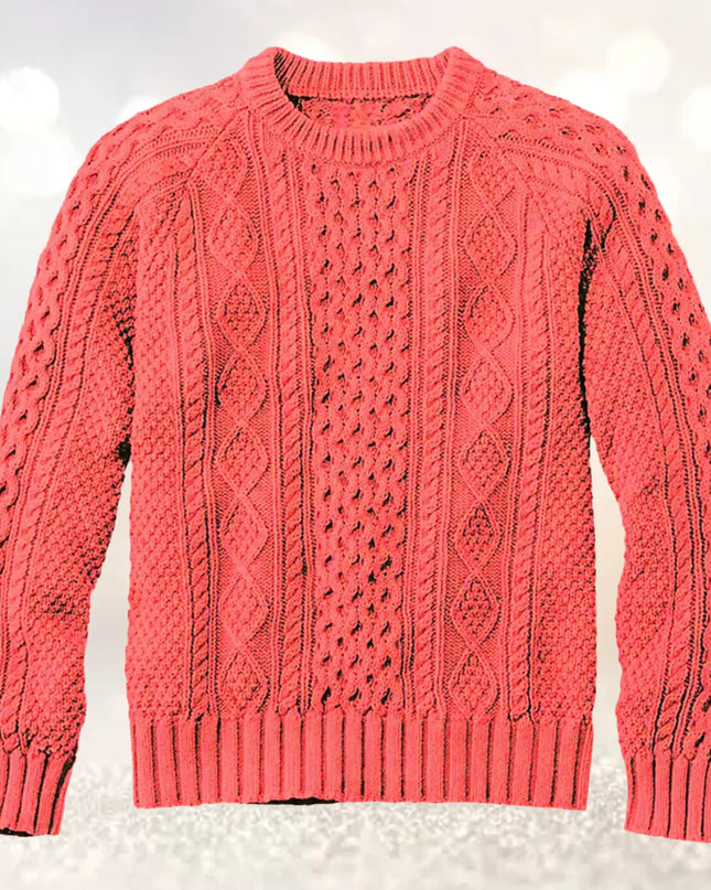Men's Thick Woolen Knit Sweater