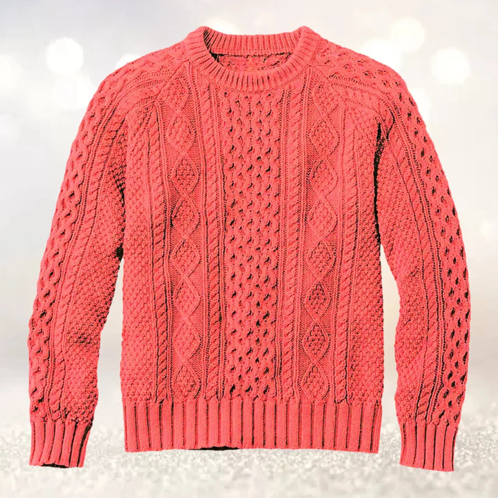 Men's Thick Woolen Knit Sweater