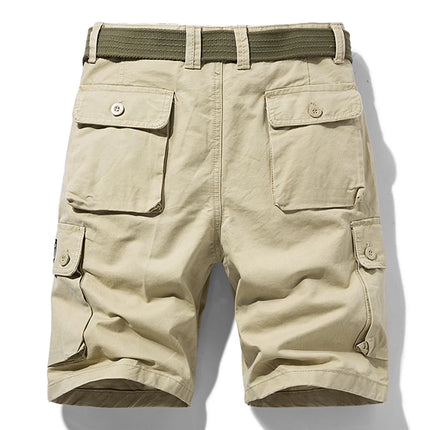 Men’s Cotton Cargo Shorts – Breezy Bermuda Jogger with Utility Pockets