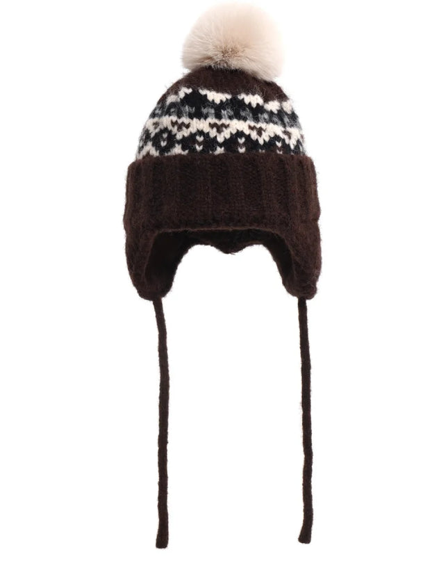 Fashionable Women's Winter Beanie with Pom-Pom