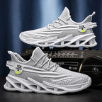 Men’s Breathable Mesh Running Trainers – Lightweight Sneakers-HighTouch