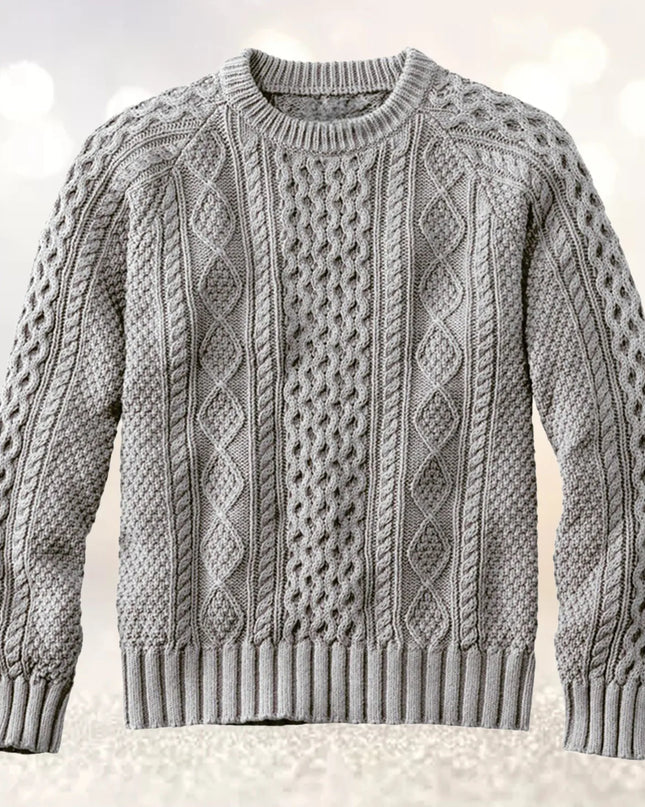 Men's Thick Woolen Knit Sweater