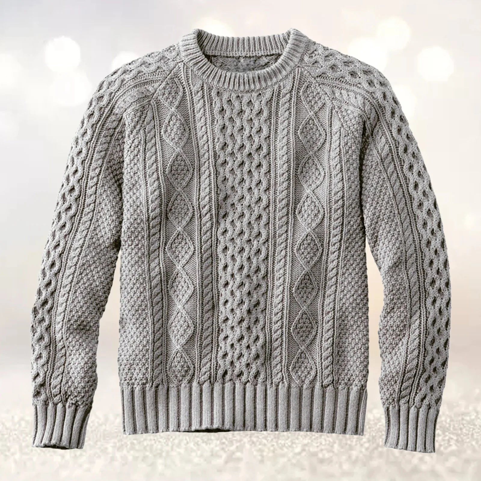 Men's Thick Woolen Knit Sweater