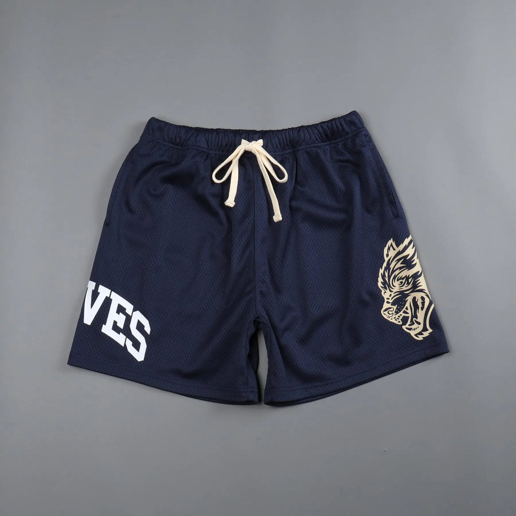 Men’s Quick-Dry Mesh Workout Gym Shorts – Breathable Performance Joggers-HighTouch