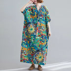 Bohemian Ethnic Summer Dress – Vintage Loose Streetwear-HighTouch
