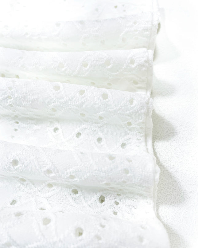 Women's Eyelet Embroidery Button-Front Tank Top