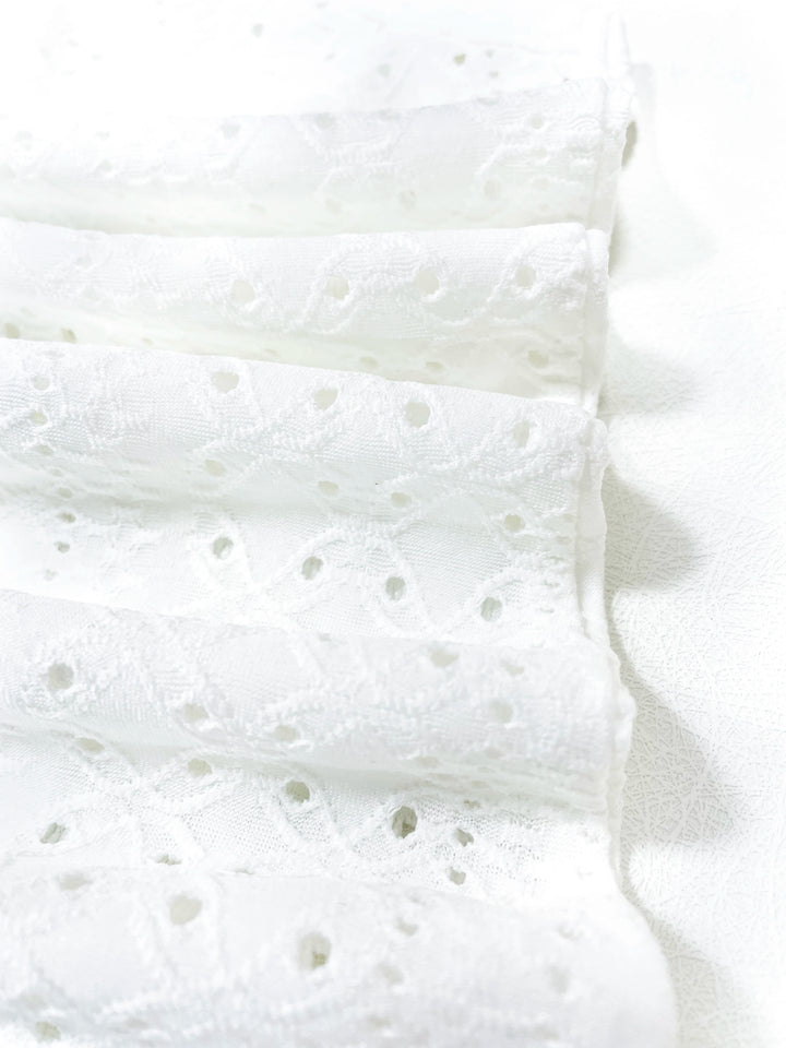 Women's Eyelet Embroidery Button-Front Tank Top-HighTouch
