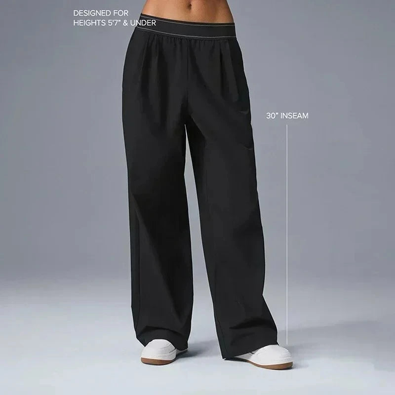 Premium Straight-Leg Quick-Dry Yoga & Sports Pants for Women