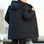 Men's Winter Trench Coat - Windbreaker Warm Casual Jacket for Men-HighTouch