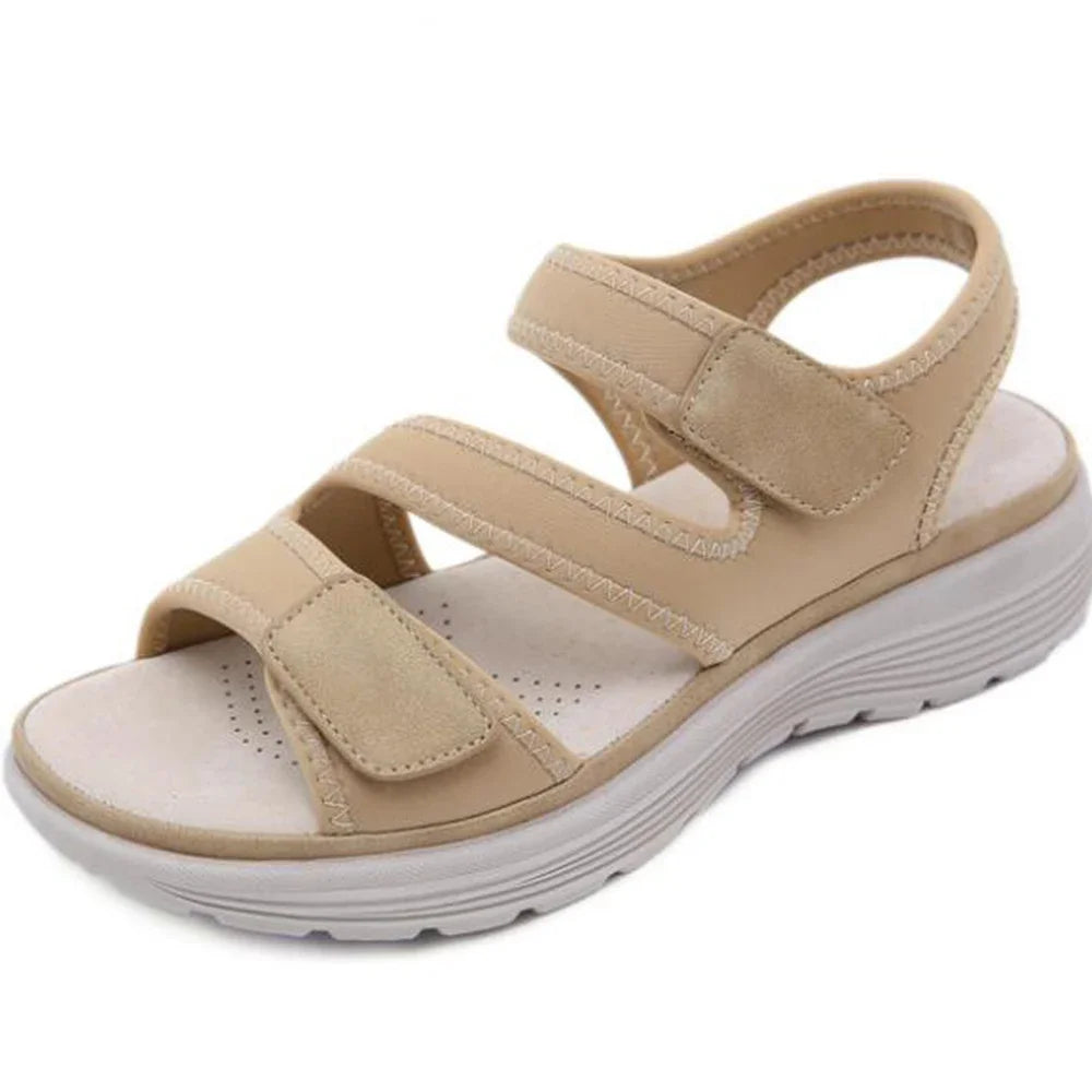 Women’s Flat Sandals Casual Summer Slip-On Shoes-HighTouch