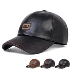 Cowhide Leather Dad Hat-HighTouch