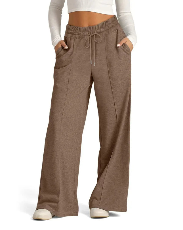 Loose Straight-Leg Sweatpants