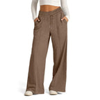 Women Loose Straight Leg Sweatpants Casual Lounge Pants-HighTouch