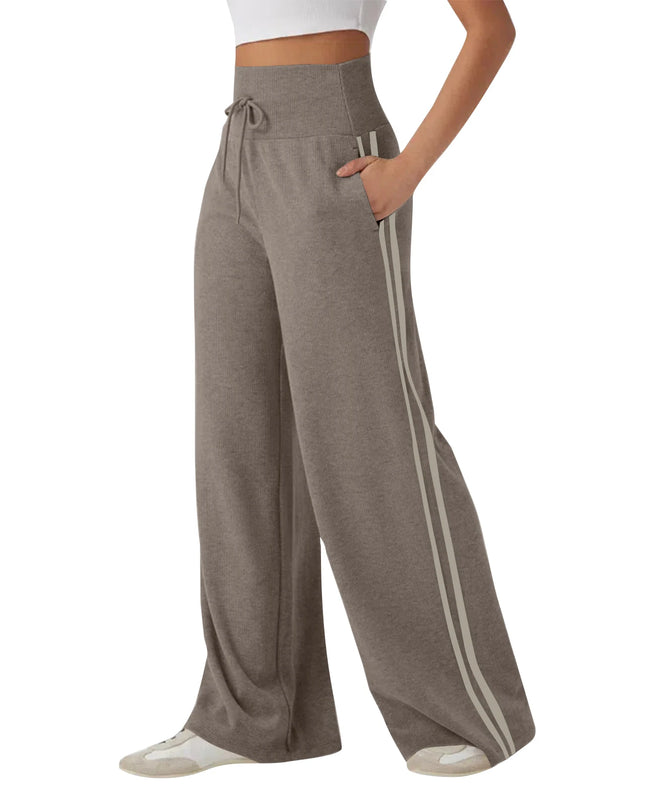 Women’s High-Waisted Wide-Leg Sports Pants