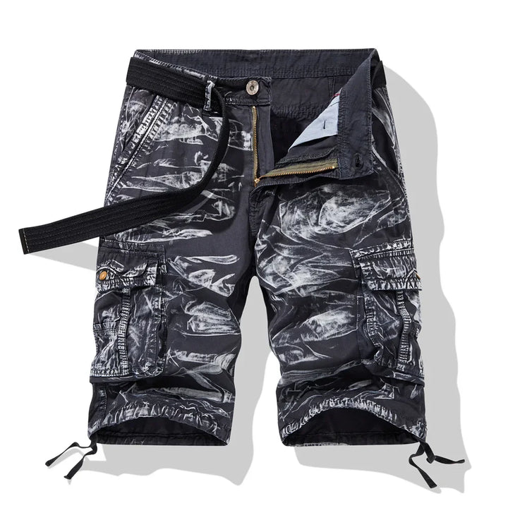 Men's Origin Camo Cargo Shorts - Casual Tactical Utility Shorts